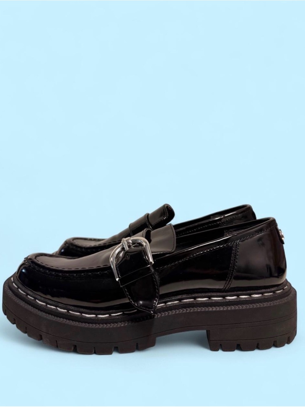 Sam Edelman Black Chunky Shoes